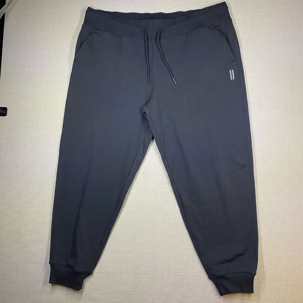 NOBULL Men Joggers Sweatpants Drawstring Black Size XXL